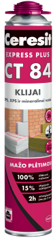 Klijai polistirolui Ceresit CT84, 850ml