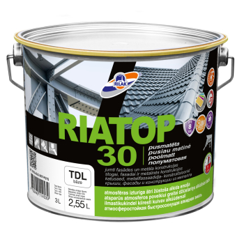Dažai Rilak RIATOP 30 TAL bazė (balta) pus.mat. 2.7ltr