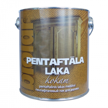 Pentaftalinis lakas medienai Biolar, 2.6 l