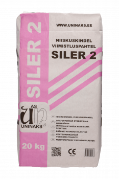 Glaistas tinkui Uninaks SILER - 2, baltas 20kg (50)