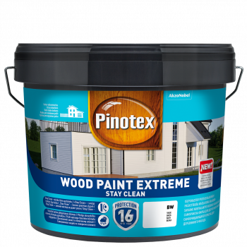 Dažai Pinotex Wood Paint Extreme, BW  bazė (balta), 10 l