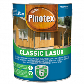 Pinotex Classic Lasur, raudonmedis, 3 l