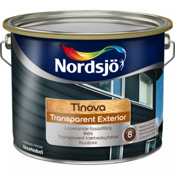 Lazūra Nordsjo TINOVA TRANSPARENT EXTERIOR, BC bazė, 9.3 l