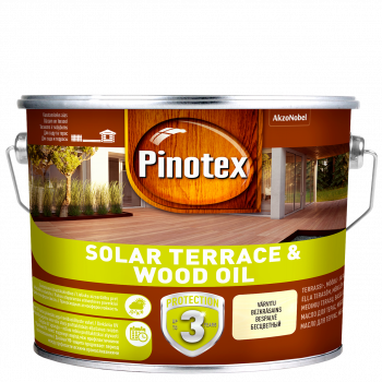 Alyva medienai Pinotex  Solar Terrace&Wood Oil, CLR bazė, 2.33 l