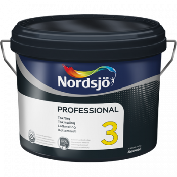 Dažai Sadolin Professional 3 svart, juodi, 10 l