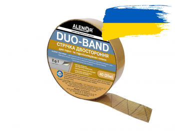 Juosta dvipusio lipnumo Alenor Duo-band 40mm x 25m