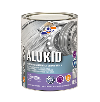 Dažai RIlak ALUKID, sidabriniai, 0.9 l