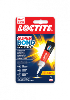 Klijai universalūs Loctite Super Bond Power Gel 4gr (12)