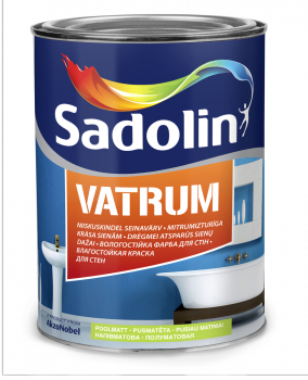 Dažai Sadolin VATRUM, BW bazė (balta), 1 l