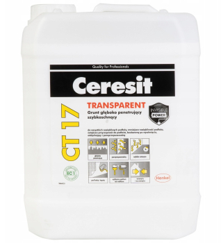 Gruntas Ceresit CT17 giluminis, bespalvis, 10ltr