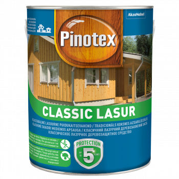 Pinotex Classic Lasur, puriena, 3 l