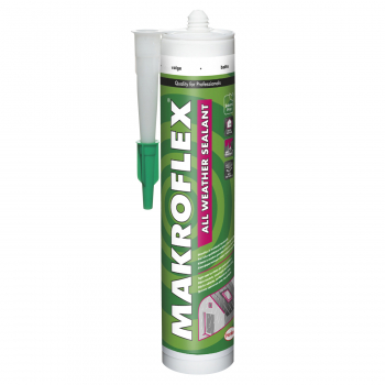 Hermetikas universalus MAKROFLEX All Weather, baltas, 280ml