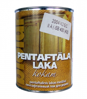 Pentaftalinis lakas medienai Biolar, 0.9 l