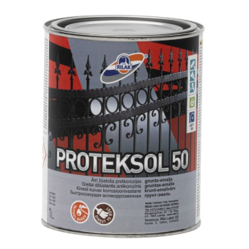 Gruntas-dažai Rilak PROTEKSOL-50, rudi,  0.9 l