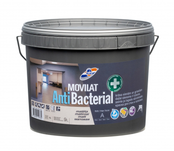 Dažai Rilak MOVILAT ANTIBACTERIAL 9l, A bazė (balta)