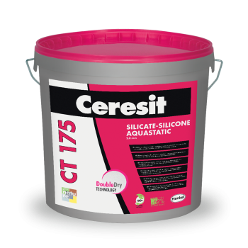 Tinkas Ceresit CT175, frakcija 2mm,  silikat.silikoninis, "lietutis", 25kg