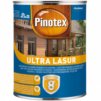 Pinotex Ultra Lasur, riešutmedis, 1 l