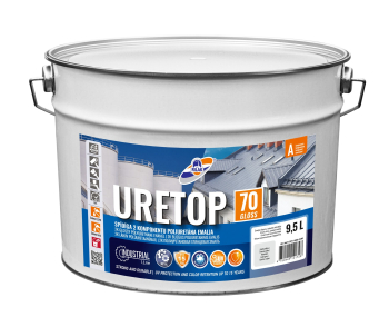 Dažai poliuretan.2komp. Rilak URETOP TDL bazė (tonuojami) bl.8.5ltr