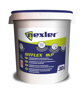 Hidroizolicija Nexler Bitflex 1KP 30ltr,  bituminė, vandens pagrindu