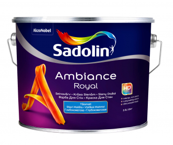 Dažai Sadolin Ambiance Royal, BW bazė (balta), 2,5 l