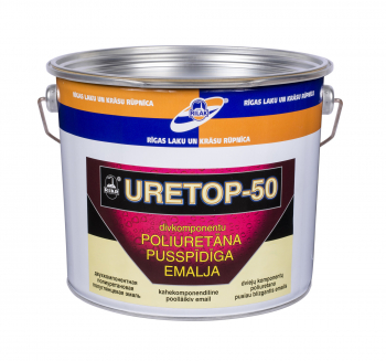 Dažai poliuret.2komp. Rilak URETOP-50 TDL (tonuojama) pus bl.8.5ltr