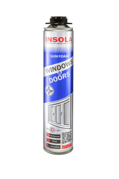 INSOLA Windows & Doors pistoletinės sandarinimo putos 750ml