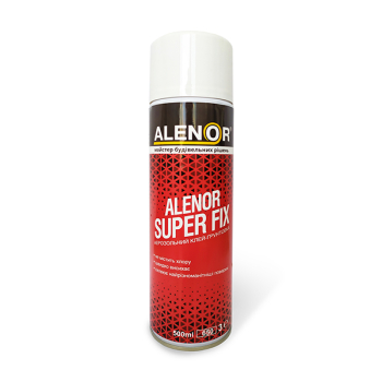 Aerozoliniai klijai - gruntas Alenor Super Fix Spray 500ml